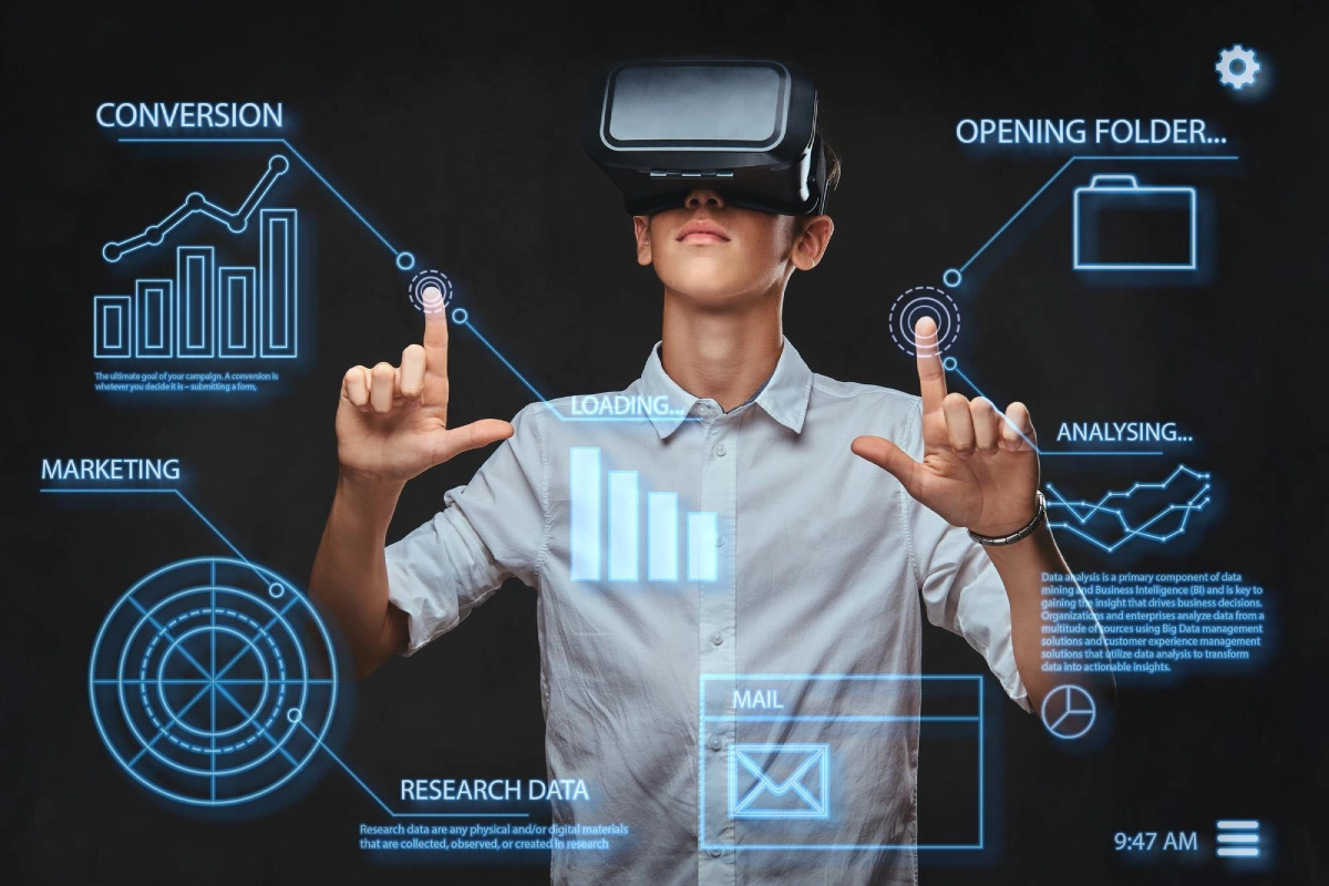 teenager-dressed-white-t-shirt-using-virtual-reality-glasses-with-graph-charts-numbers-lines-technology-concept_613910-5157